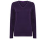 HENBURY LADIES' V-NECK JUMPER