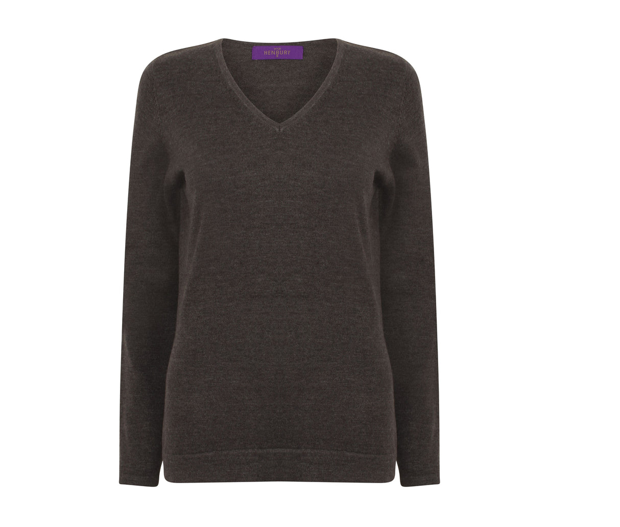 HENBURY LADIES' V-NECK JUMPER