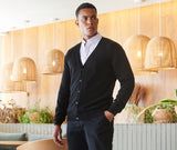 MEN'S V-NECK BUTTON CARDIGAN