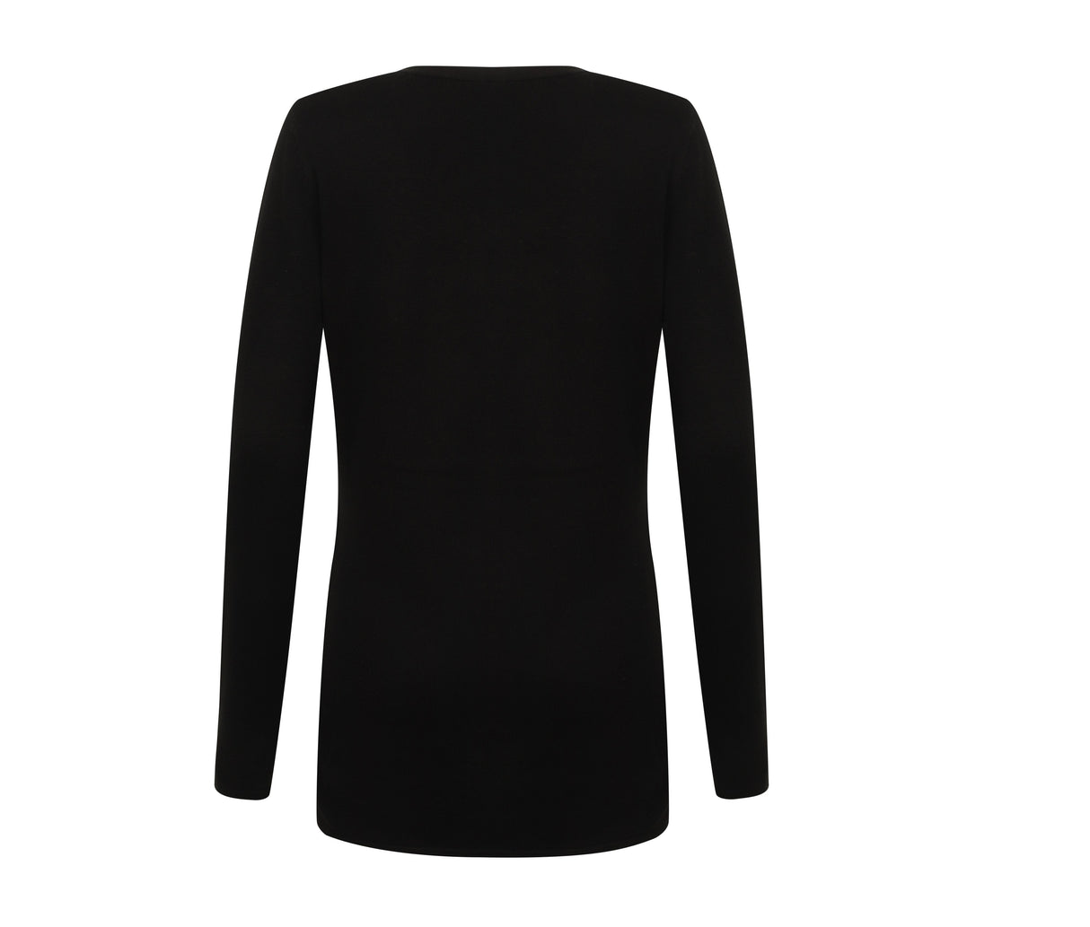 LADIES V-NECK BUTTON CARDIGAN