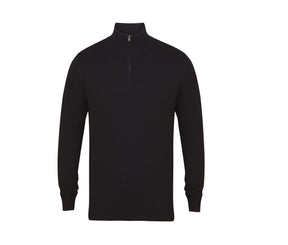 MEN'S KNITTED QUARTER ZIP JUMPER