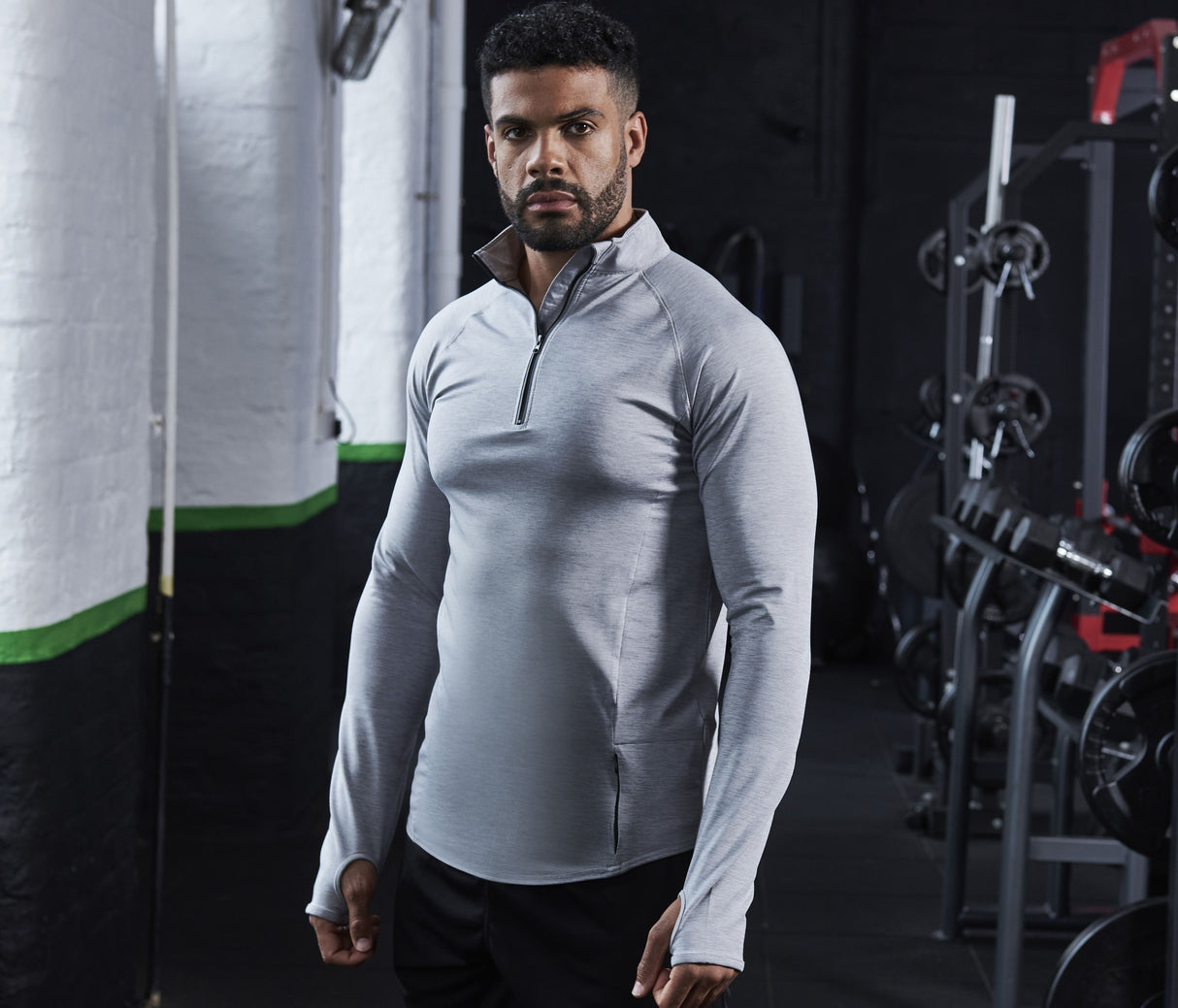 JUST COOL COOL FLEX 1/2 ZIP TOP