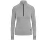 JUST COOL WOMEN'S COOL FLEX 1/2 ZIP TOP