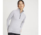 JUST COOL WOMEN'S COOL FLEX 1/2 ZIP TOP
