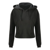 JUST HOODS GIRLIE CROPPED HOODIE