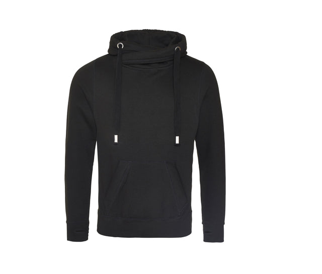 CROSS NECK HOODIE