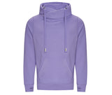 JUST HOODS CROSS NECK HOODIE