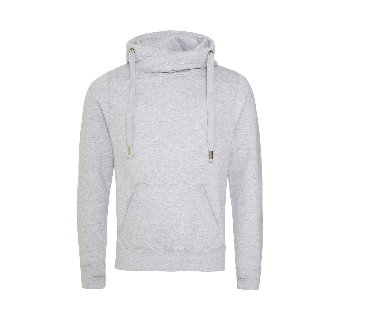 JUST HOODS CROSS NECK HOODIE