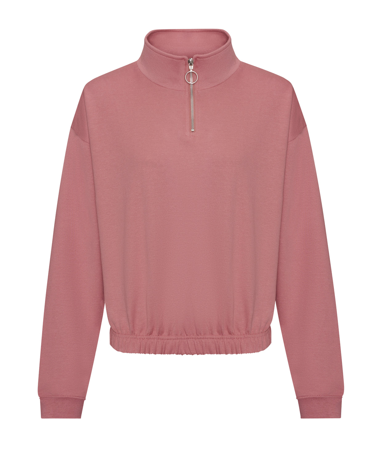 WOMEN'S CROPPED 1/4 ZIP SWEAT