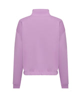 JUST HOODS WOMEN'S CROPPED 1/4 ZIP SWEAT