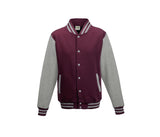 JUST HOODS KIDS VARSITY JACKET