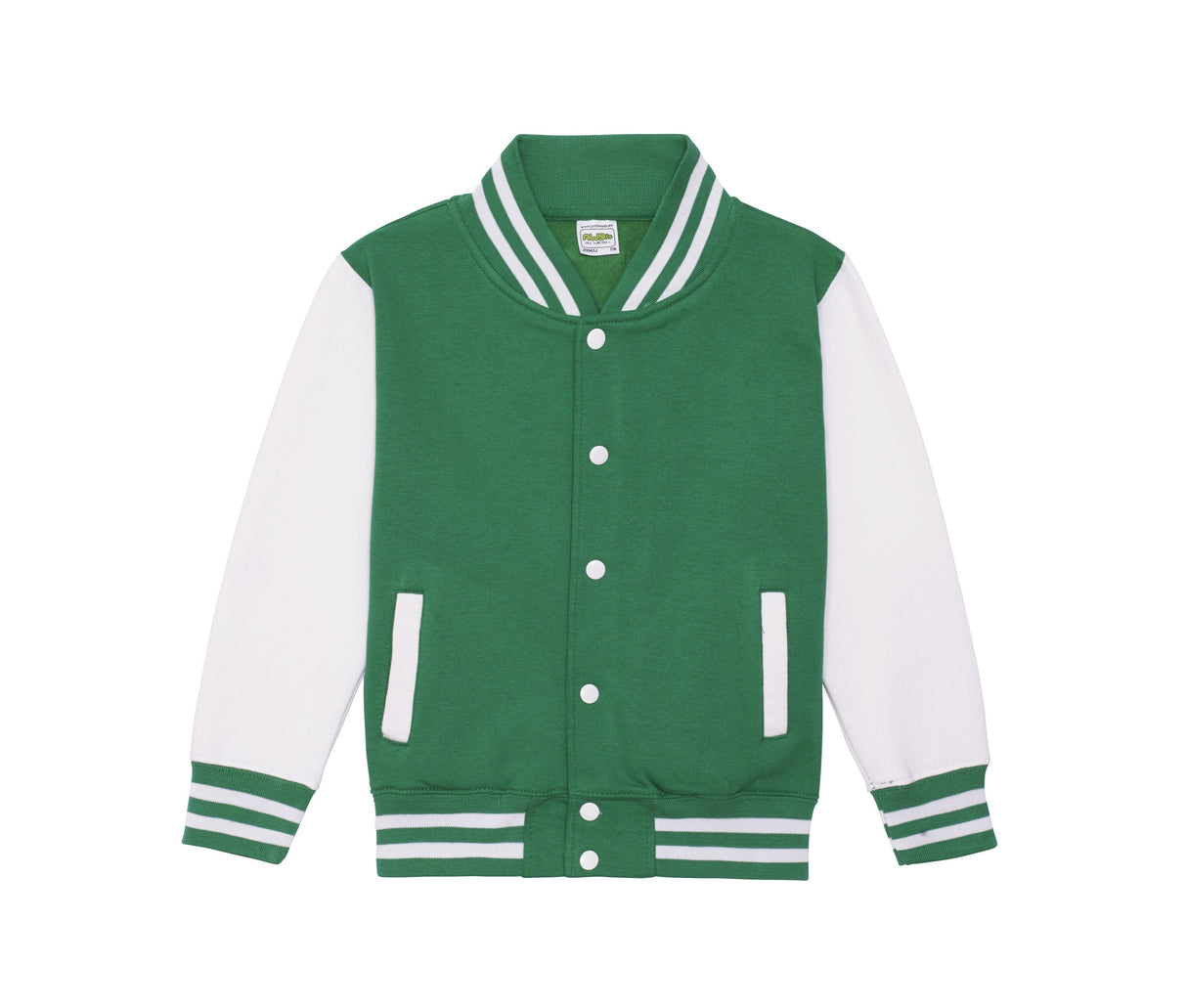 JUST HOODS KIDS VARSITY JACKET