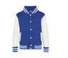 JUST HOODS KIDS VARSITY JACKET