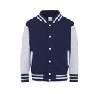 JUST HOODS KIDS VARSITY JACKET