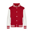 JUST HOODS KIDS' VARSITY JACKET