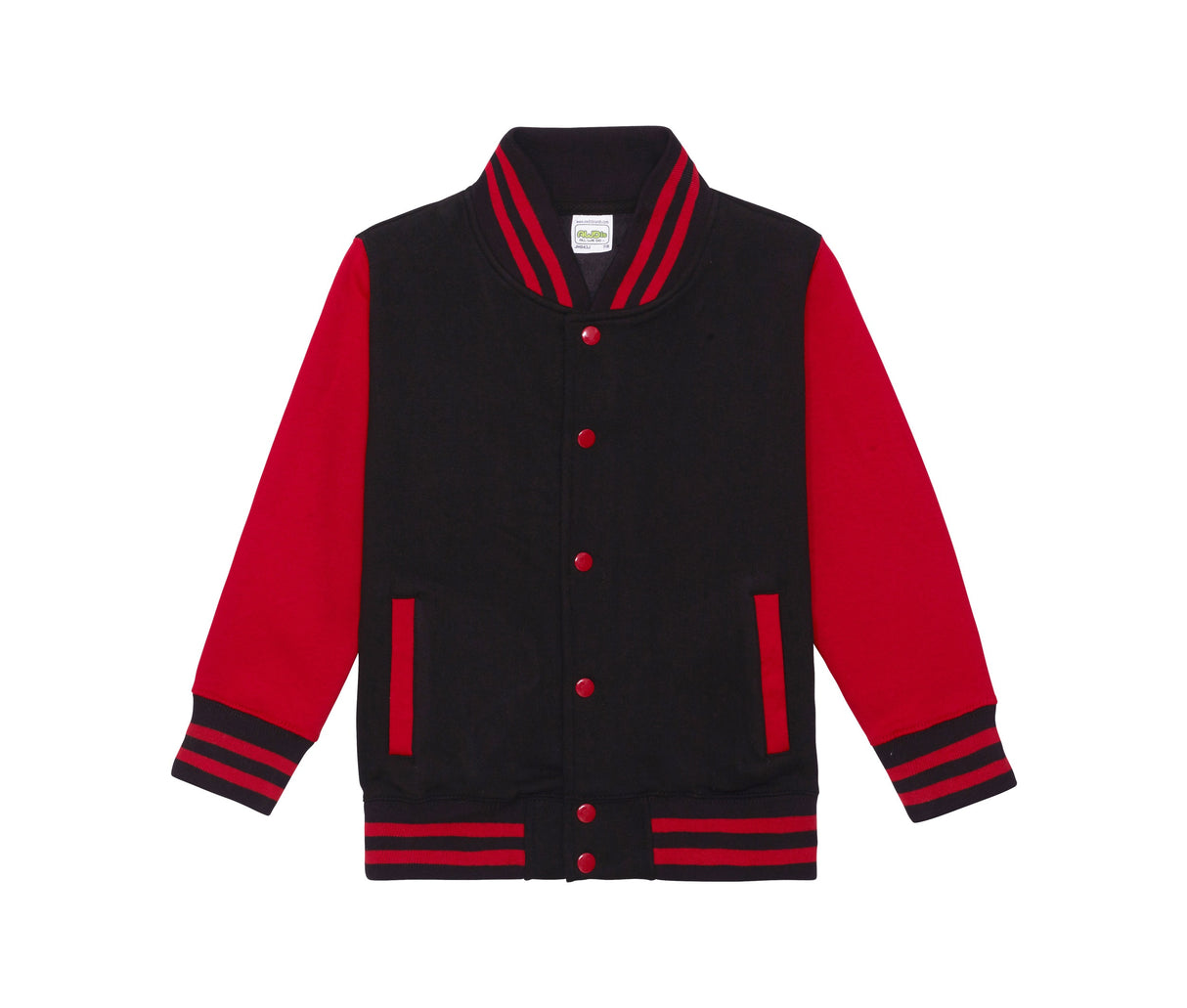 JUST HOODS KIDS VARSITY JACKET