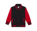 JUST HOODS KIDS' VARSITY JACKET
