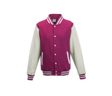 JUST HOODS KIDS VARSITY JACKET