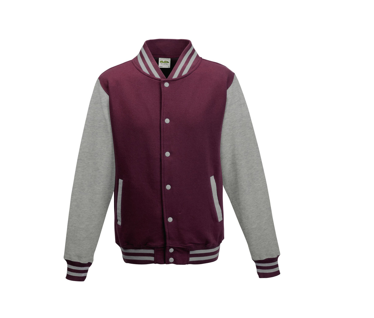 JUST HOODS VARSITY JACKET