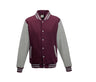 JUST HOODS VARSITY JACKET