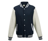 JUST HOODS VARSITY JACKET