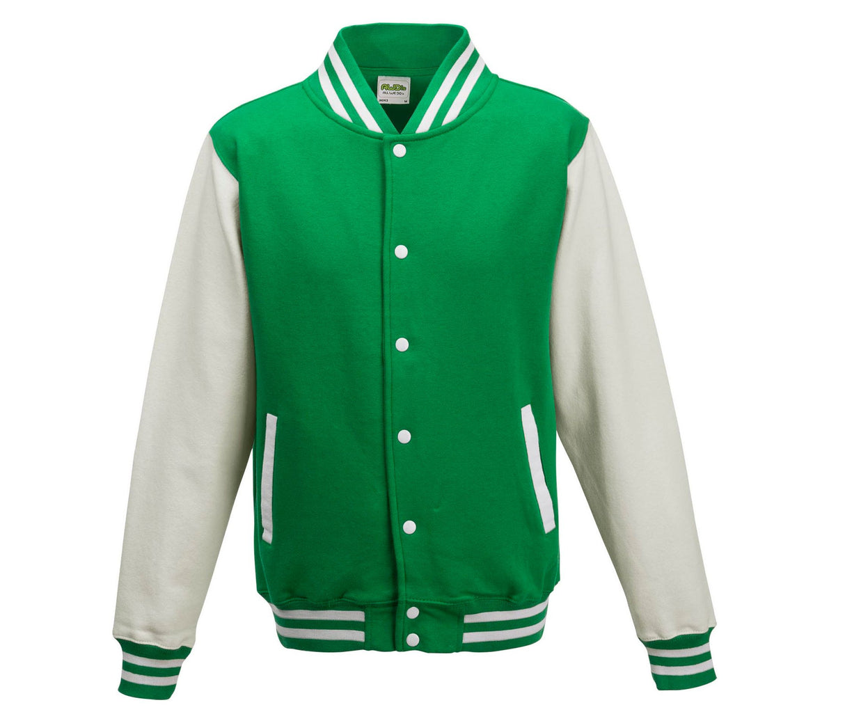 JUST HOODS VARSITY JACKET