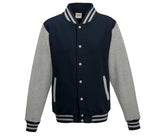 JUST HOODS VARSITY JACKET