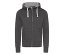 JUST HOODS CHUNKY ZIP-UP HOODIE