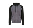 JUST HOODS BASEBALL ZIP HOODIE
