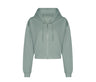 JUST HOODS WOMEN'S FASHION CROPPED ZOODIE