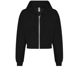 JUST HOODS WOMEN'S FASHION CROPPED ZOODIE