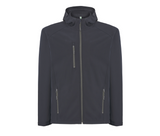 FULL ZIP SOFTSHELL JACKET HOODED