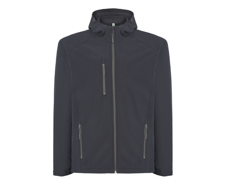 FULL ZIP SOFTSHELL JACKET HOODED