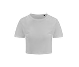 WOMEN'S TRI-BLEND CROPPED T