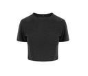 JUST T'S WOMEN'S TRI-BLEND CROPPED T