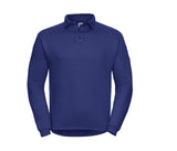 RUSSELL HEAVY DUTY WORKWEAR COLLAR SWEATSHIRT