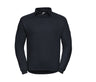 RUSSELL HEAVY DUTY WORKWEAR COLLAR SWEATSHIRT