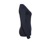 LADIES' V-NECK KNITTED SWEATER