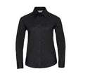 RUSSELL COLLECTION LADIES' LONG SLEEVE TAILORED OXFORD SHIRT