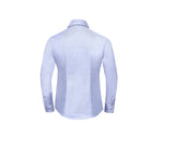 RUSSELL COLLECTION LADIES' LONG SLEEVE TAILORED OXFORD SHIRT