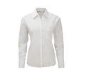 RUSSELL COLLECTION LADIES' LONG SLEEVE CLASSIC POLYCOTTON POPLIN SHIRT