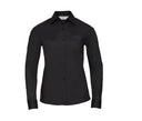 RUSSELL COLLECTION LADIES' LONG SLEEVE CLASSIC POLYCOTTON POPLIN SHIRT
