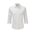 LADIES' 3/4 SLEEVE FITTED STRETCH SHIRT