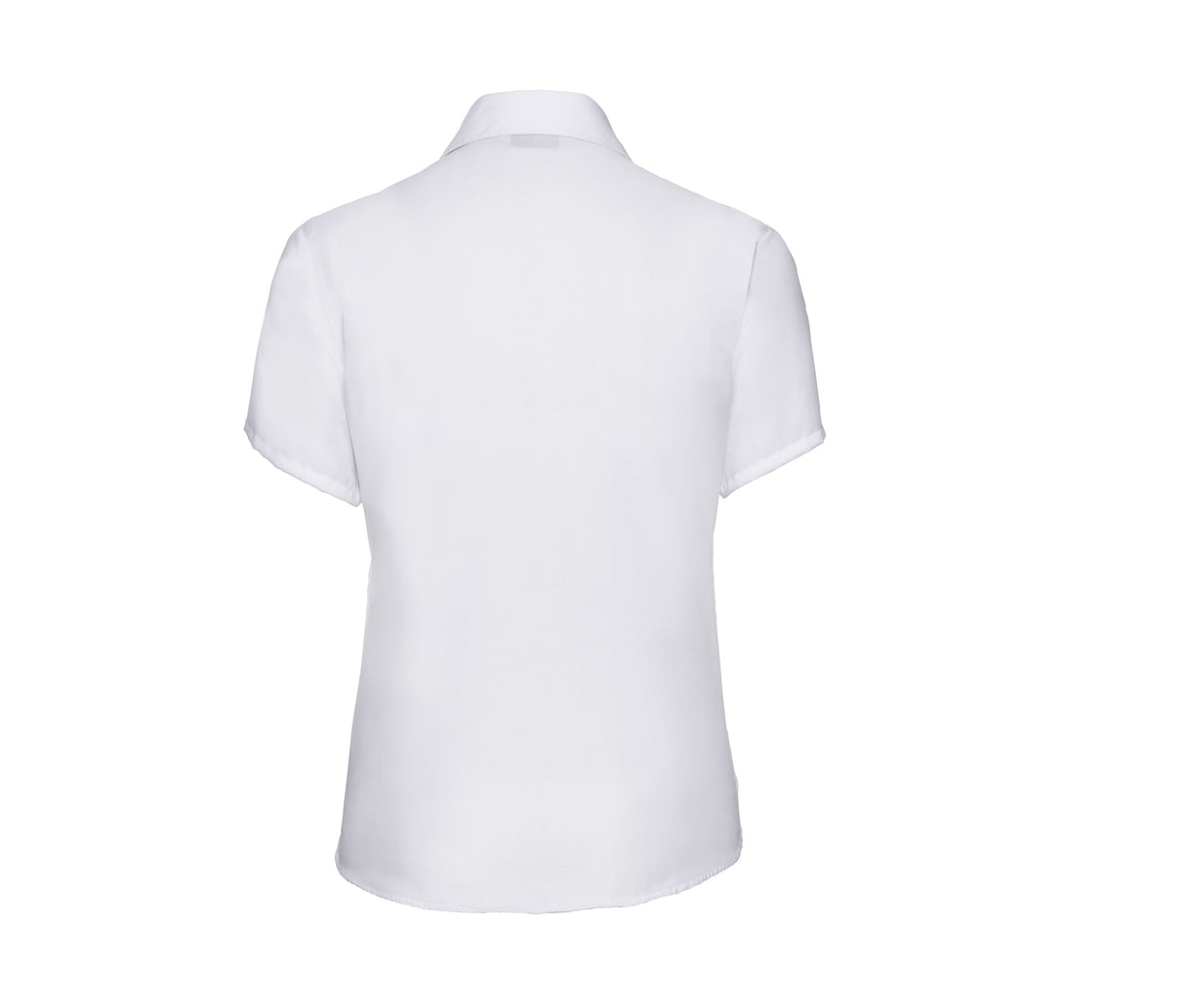 RUSSELL COLLECTION LADIES' SHORT SLEEVE TAILORED ULTIMATE NON-IRON SHIRT