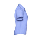 RUSSELL COLLECTION LADIES' SHORT SLEEVE TAILORED ULTIMATE NON-IRON SHIRT
