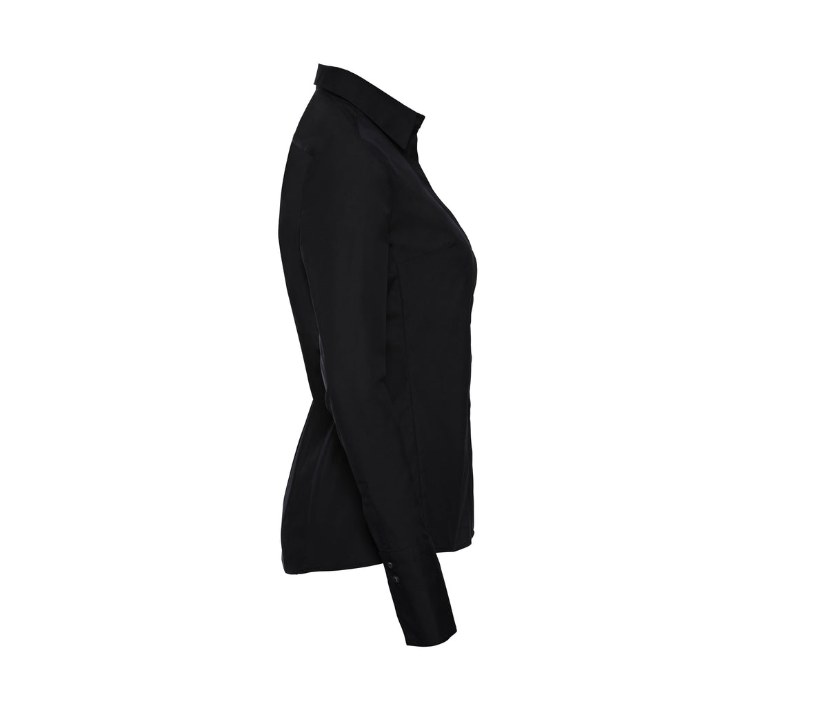 RUSSELL COLLECTION LADIES' LONG SLEEVE FITTED ULTIMATE STRETCH SHIRT