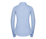 RUSSELL COLLECTION LADIES' LONG SLEEVE FITTED ULTIMATE STRETCH SHIRT