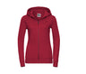 RUSSELL LADIES' AUTHENTIC ZIPPED HOOD JACKET