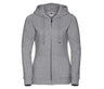 RUSSELL LADIES' AUTHENTIC ZIPPED HOOD JACKET