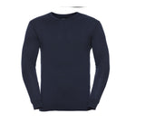 RUSSELL MEN'S V-NECK KNITTED PULLOVER